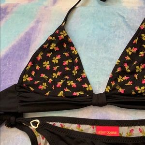 Betsy Johnson bikini size small TOP ONLY
